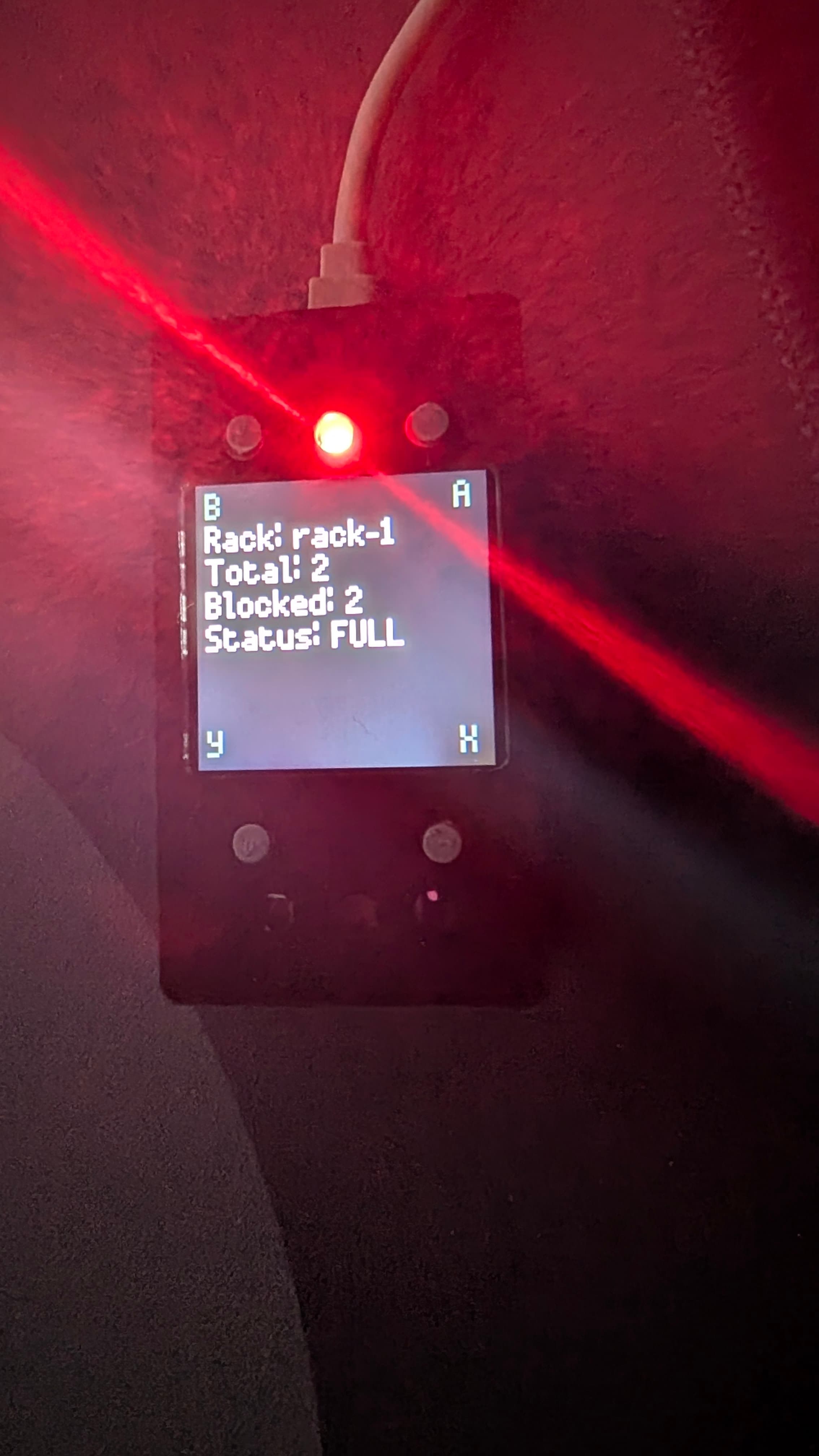 IoT Control Device displaying full state